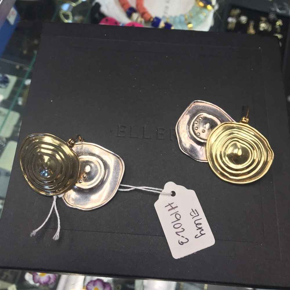 NWT Ellery two tone earrings